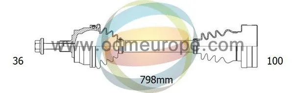 Arbre de transmission 4X4 ESTANFI EST-18-212780