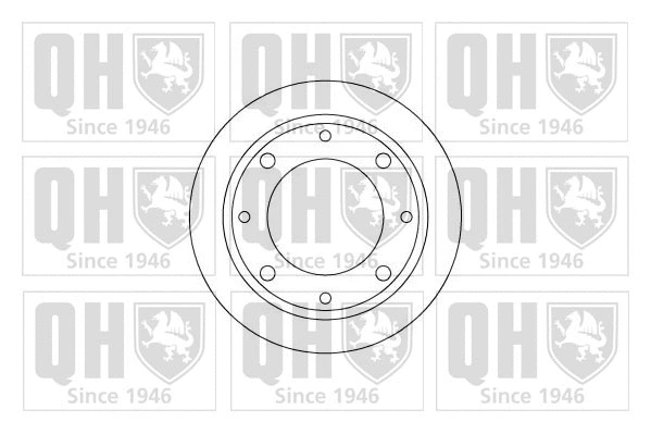 Disque de frein QUINTON HAZELL BDC3087
