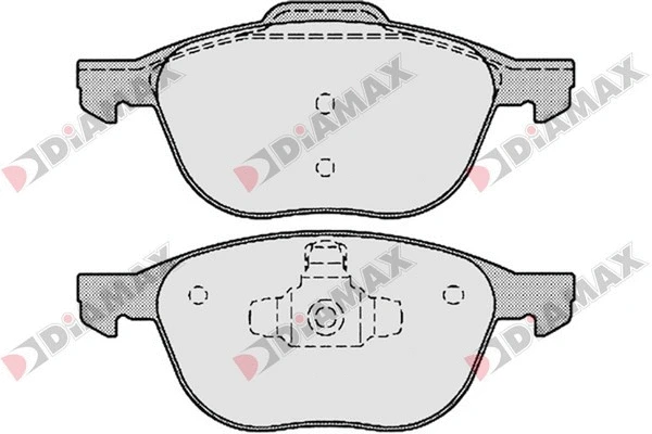 Kit de plaquettes de frein, frein à disque DIAMAX N09267