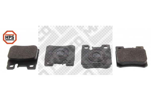 Kit de plaquettes de frein, frein à disque MAPCO 6706HPS