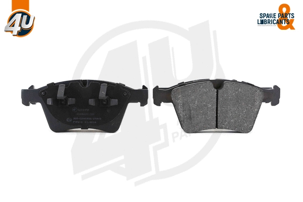 Kit de plaquettes de frein, frein à disque 4U Autoparts 22064MR