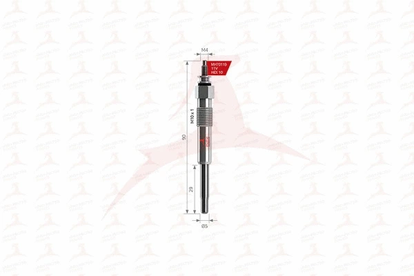 Bougie de préchauffage MEHA AUTOMOTIVE MH70119