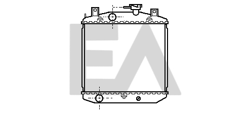 Radiateur, refroidissement du moteur EACLIMA 31R19010
