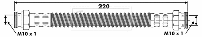 Flexible de frein BORG & BECK BBH6068