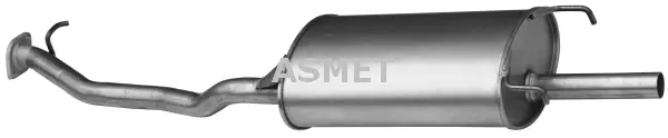 Silencieux arrière ASMET 13.002
