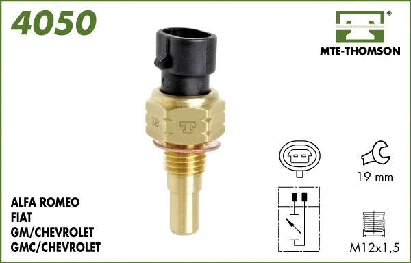 Sonde, température du liquide de refroidissement MTE-THOMSON 4050