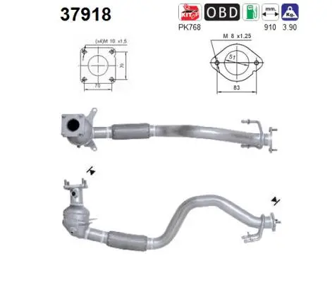 Catalyseur AS 37918