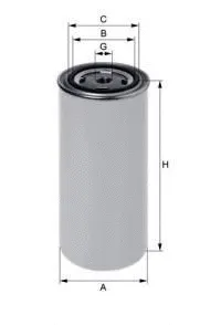 Filtre à carburant UNIFLUX FILTERS XN50