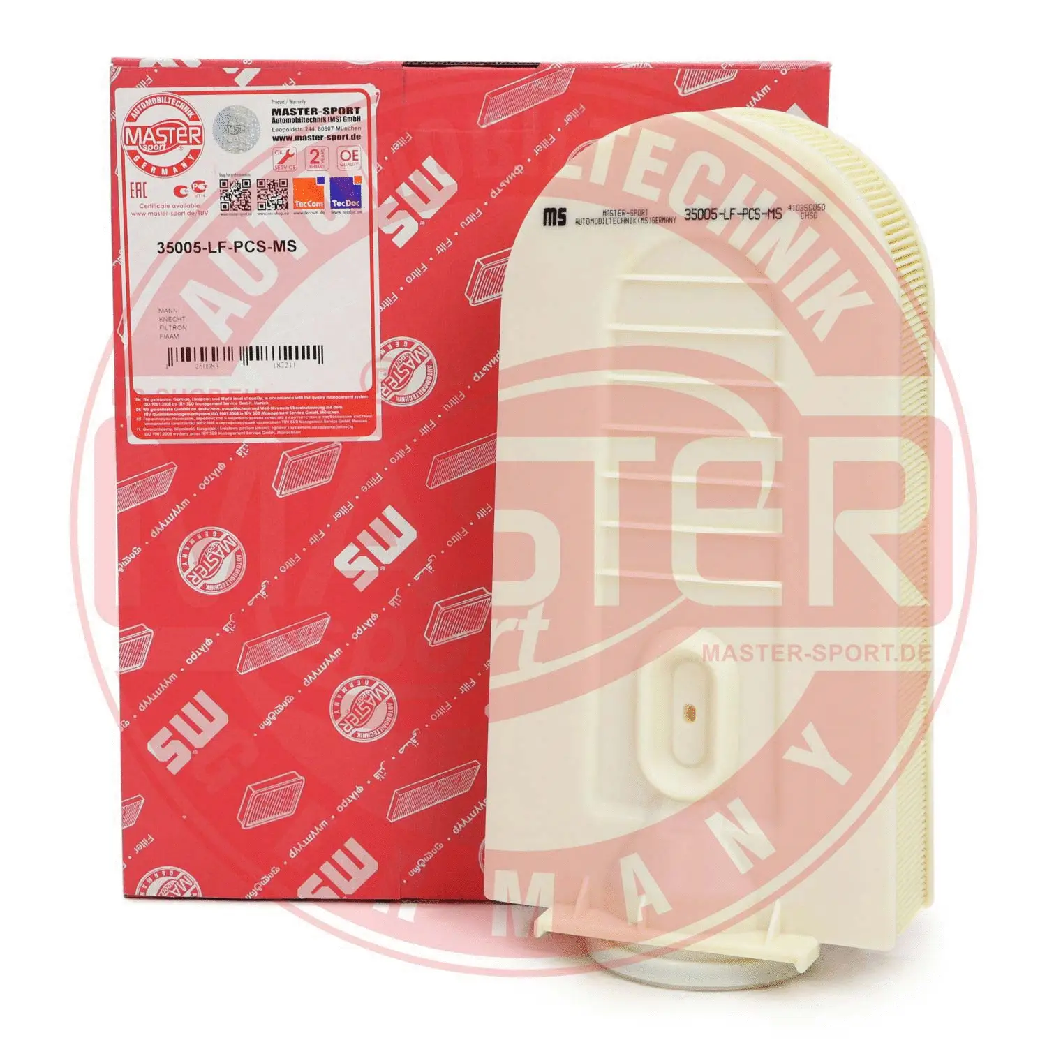 Filtre à air MASTER-SPORT GERMANY 35005-LF-PCS-MS