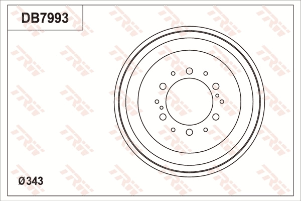 Tambour de frein TRW DB7993
