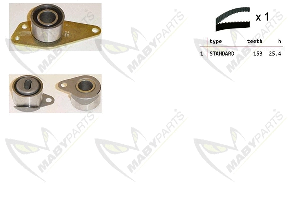 Kit de courroie crantée MABYPARTS OBK010302