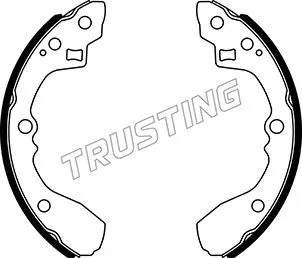 Jeu de mâchoires de frein TRUSTING 049.170