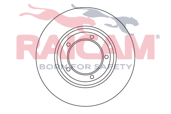 Disque de frein RAICAM RD00708