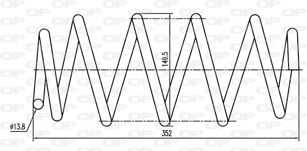 Ressort de suspension OPEN PARTS CSR9161.00