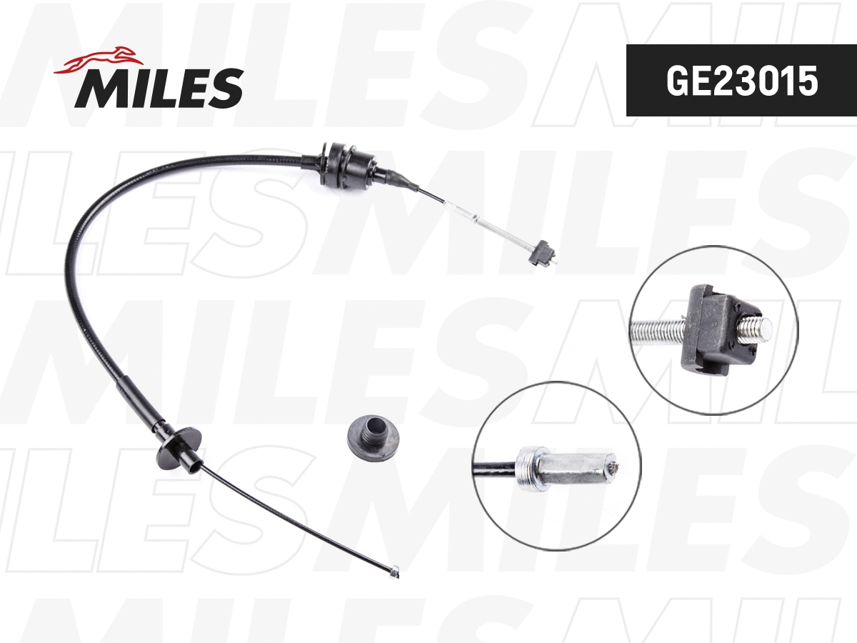 Tirette à câble, commande d'embrayage MILES GE23015