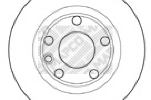 Disque de frein MAPCO 15756