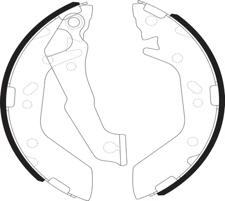 Jeu de mâchoires de frein SB BS11909