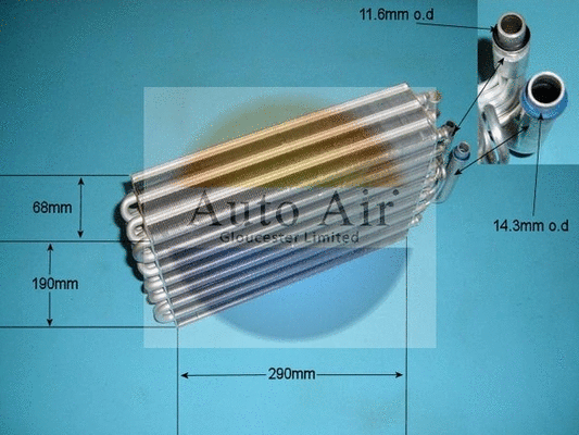 Évaporateur climatisation AUTO AIR GLOUCESTER 21-0086