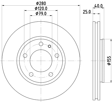 Disque de frein MINTEX MDC1200