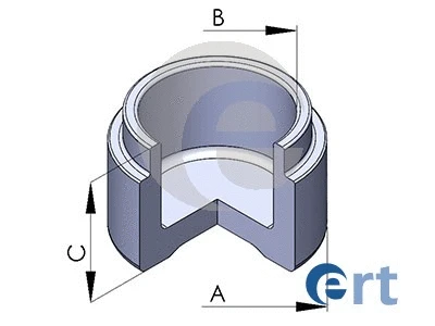 Piston, étrier de frein ERT 150584-C