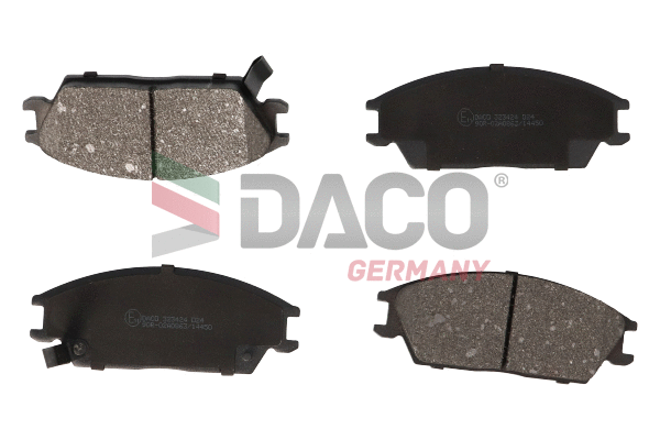 Kit de plaquettes de frein, frein à disque DACO Germany 323424