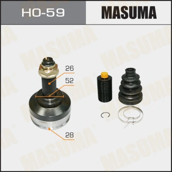 Jeu de joints, arbre de transmission MASUMA HO-59