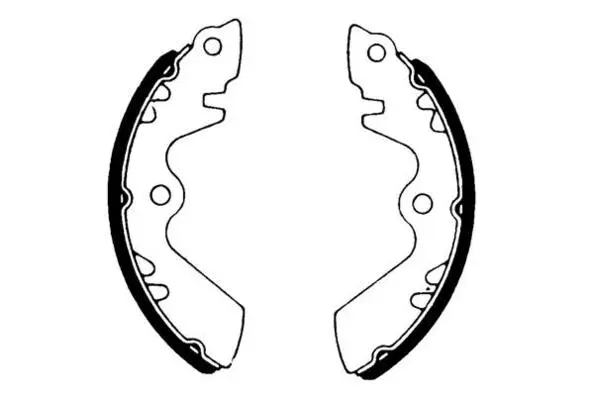 Jeu de mâchoires de frein E.T.F. 09-0356
