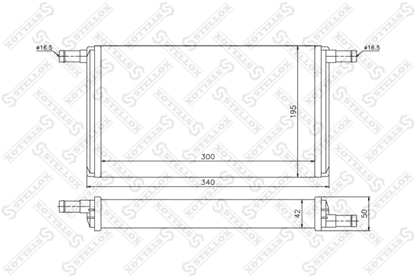 Système de chauffage STELLOX 10-35064-SX