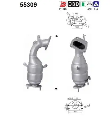 Catalyseur AS 55309