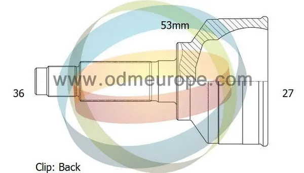Jeu de joints, arbre de transmission 4X4 ESTANFI EST-12-211497