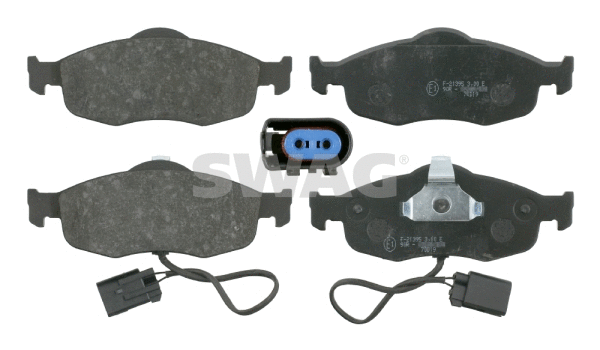 Kit de plaquettes de frein, frein à disque SWAG 50 91 6035