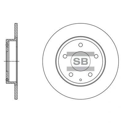 Disque de frein Hi-Q SD4422