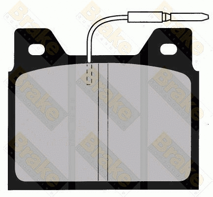 Kit de plaquettes de frein, frein à disque Brake ENGINEERING PA261