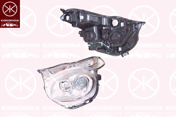 Projecteur principal KLOKKERHOLM 05020121A1