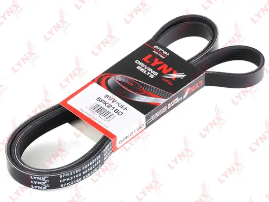Courroie trapézoïdale à nervures LYNXAUTO 6PK2160