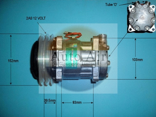 Compresseur, climatisation AUTO AIR GLOUCESTER 14-0011