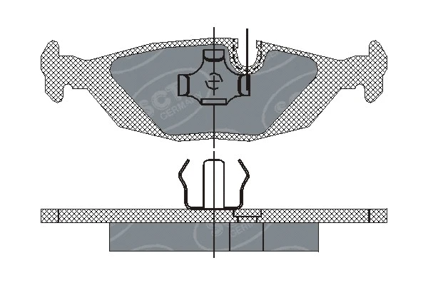 Kit de plaquettes de frein, frein à disque SCT - MANNOL SP 146 PR