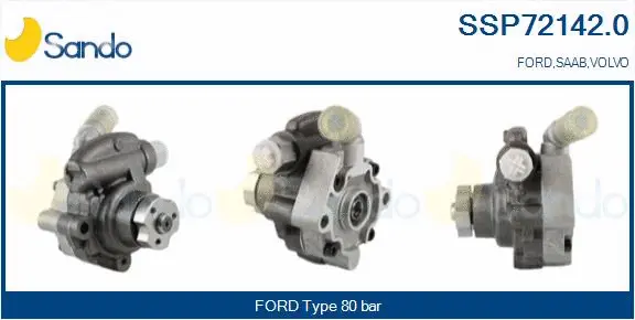 Pompe hydraulique, direction SANDO SSP72142.0