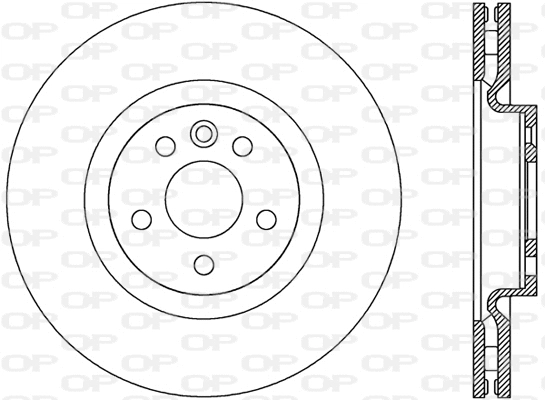 Disque de frein OPEN PARTS BDR2812.10