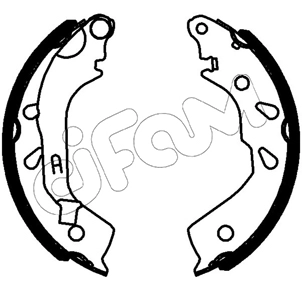 Jeu de mâchoires de frein CIFAM 153-776