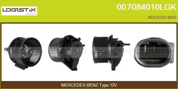 Pulseur d'air habitacle LGK 007084010LGK