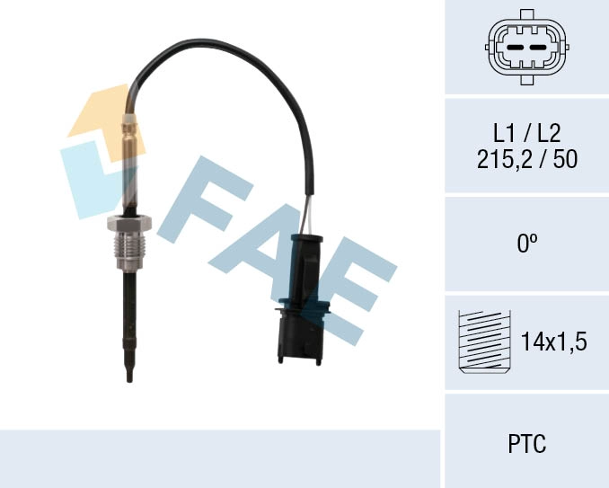Capteur, température des gaz FAE 68069