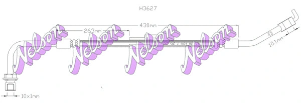 Flexible de frein KAWE H3627