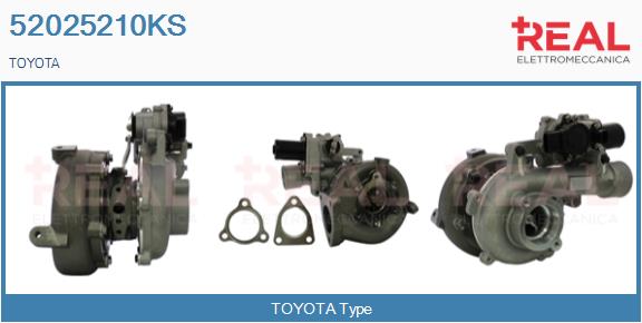 Turbocompresseur, suralimentation REAL 52025210KS