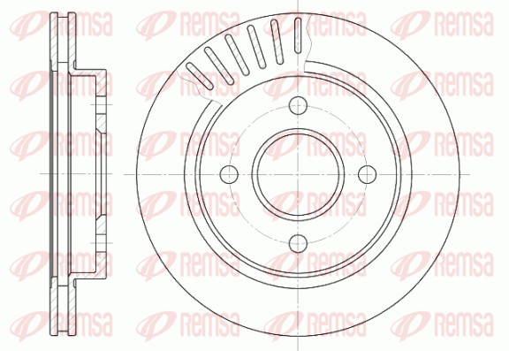 Disque de frein REMSA 6160.10
