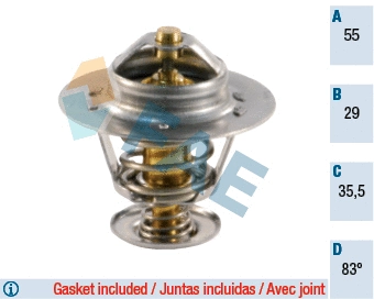Thermostat, liquide de refroidissement FAE 5306783