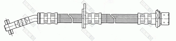 Flexible de frein GIRLING 9004406