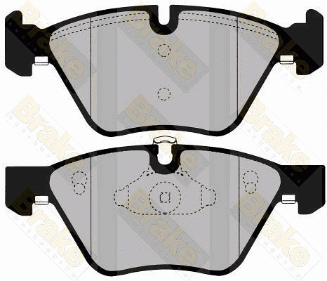 Kit de plaquettes de frein, frein à disque Brake ENGINEERING PA1561