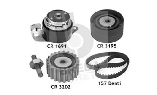 Kit de courroie crantée BREDA LORETT KCD0608