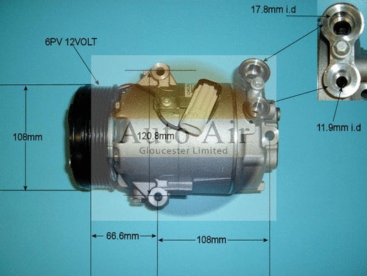 Compresseur, climatisation AUTO AIR GLOUCESTER 14-1255
